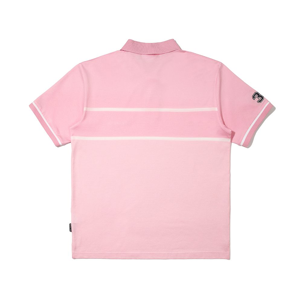 Malbon script polo shirt PINK (MAN)