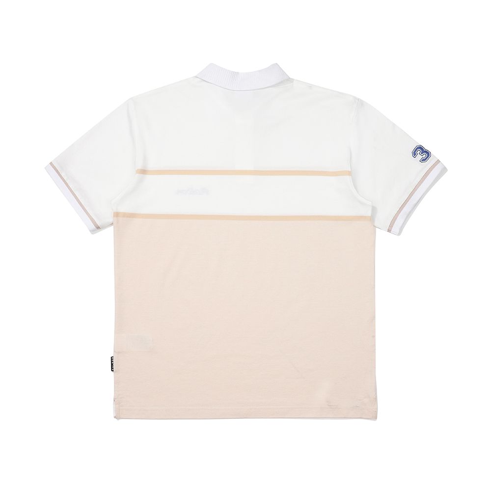 Malbon script polo shirt WHITE (MAN)