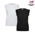 Master Bunnys Women's glitter logo pattern knitted vest