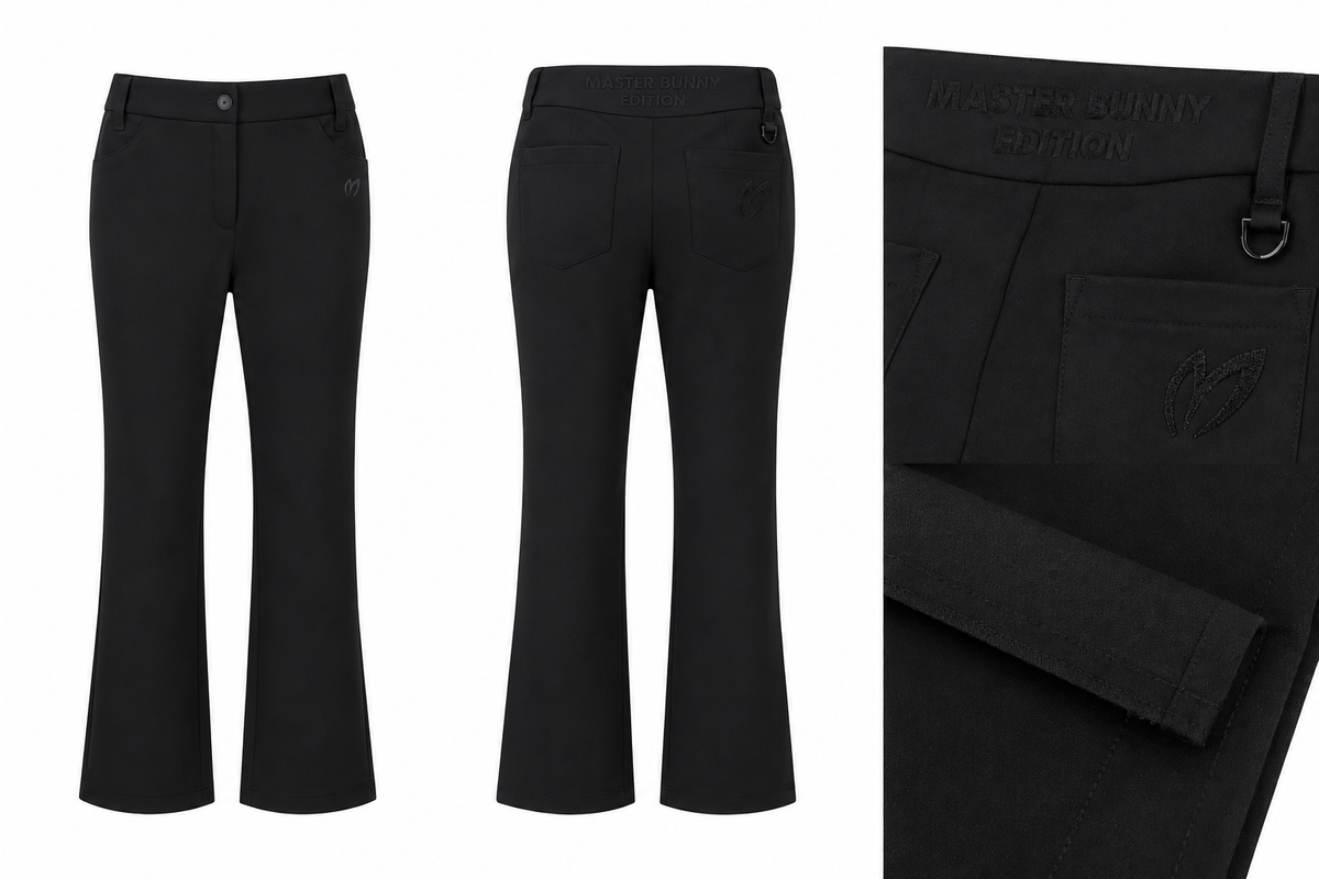 Master Bunny Basic Side Banding Bootcut Pants