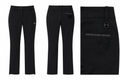 Master Bunny Symbol Velcro Unbalance Hem Pants