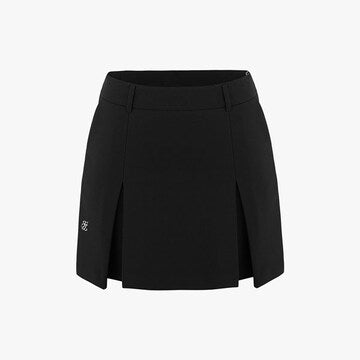 Fairlier two-pocket semi-A-line skirt （Black）