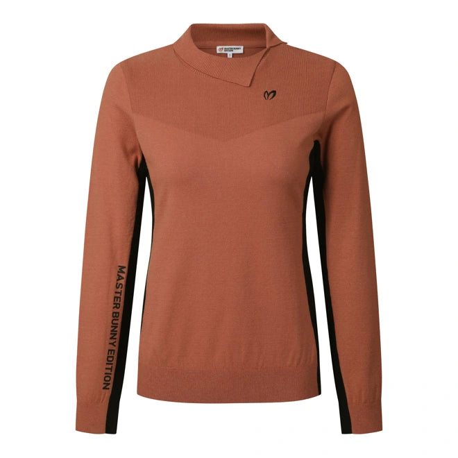 [Master Bunny] Women's Side Slit Neck Knit