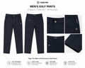 Tiger Pro Golf Men’s Signature Performance Golf Pants – Black