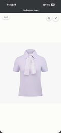 Fair Liar Silk Scarf Set T Shirt (Lavender)