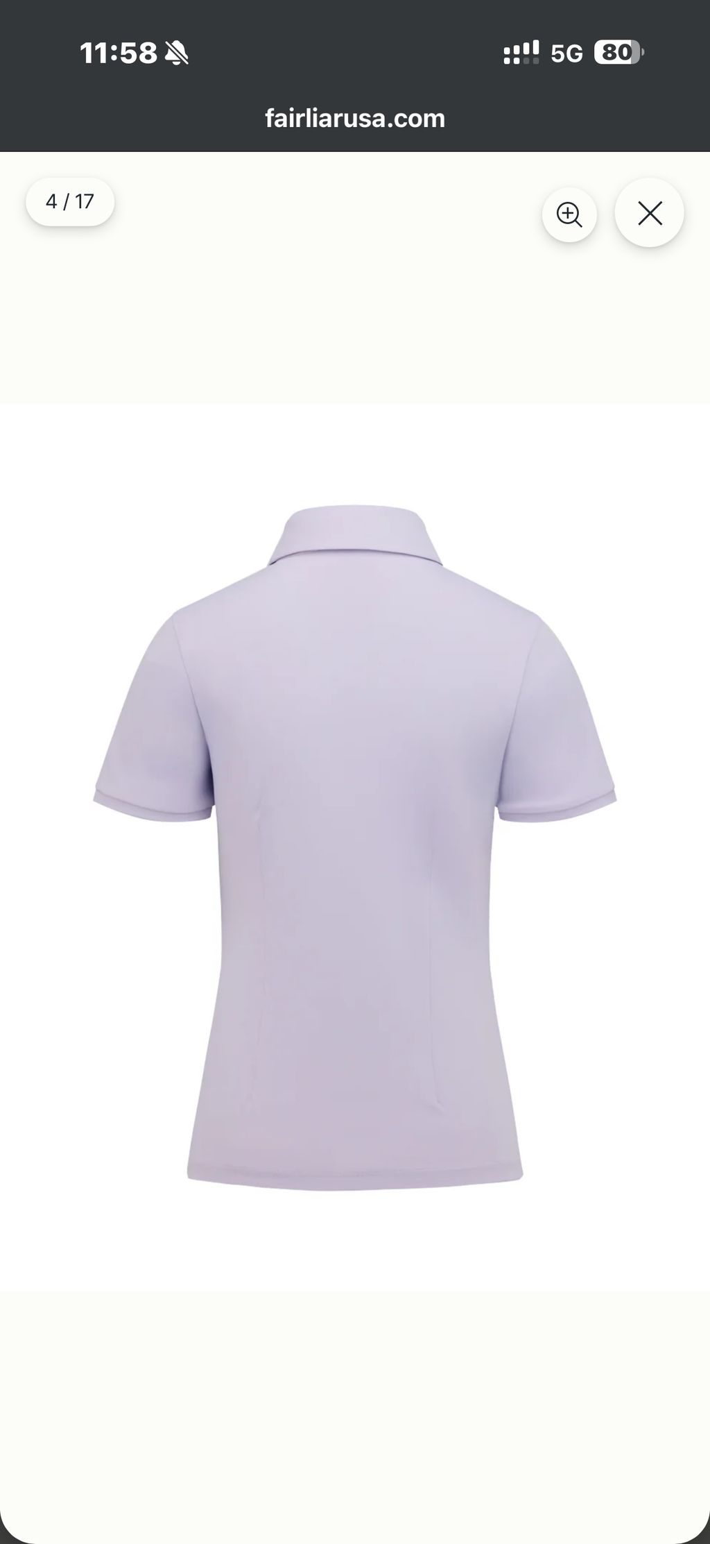 Fair Liar Silk Scarf Set T Shirt (Lavender)