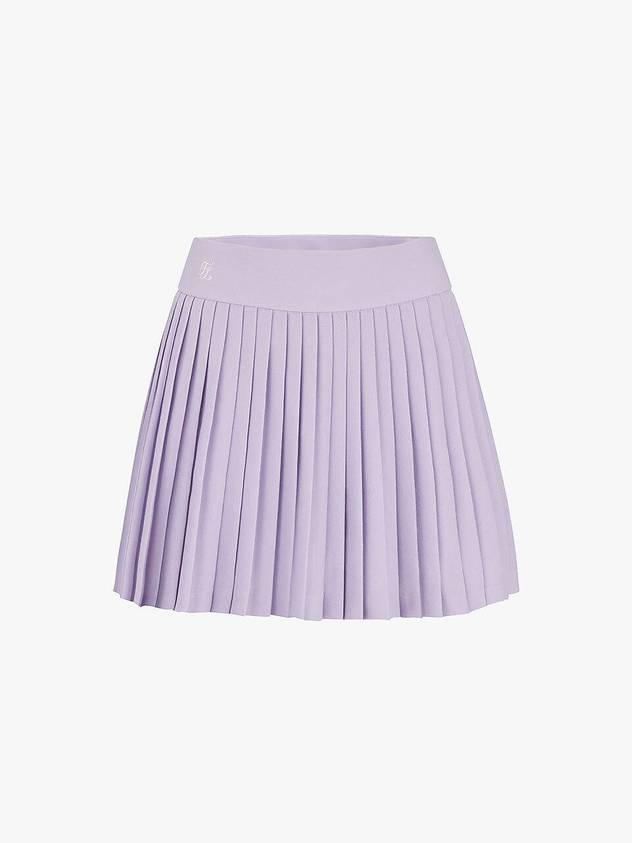 Fair Liar Pique Pleats Skirt (Lavender)