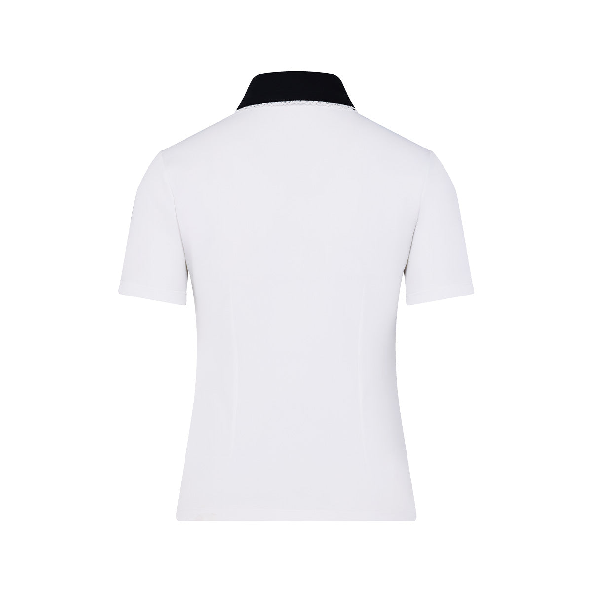 Fairliar Lace-patterned color T-shirt (white)