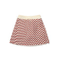 Malbon Air Dot Mesh Print Skirt
