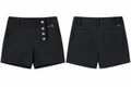 St Andrews Lace Waist Textured Golf Shorts – Black