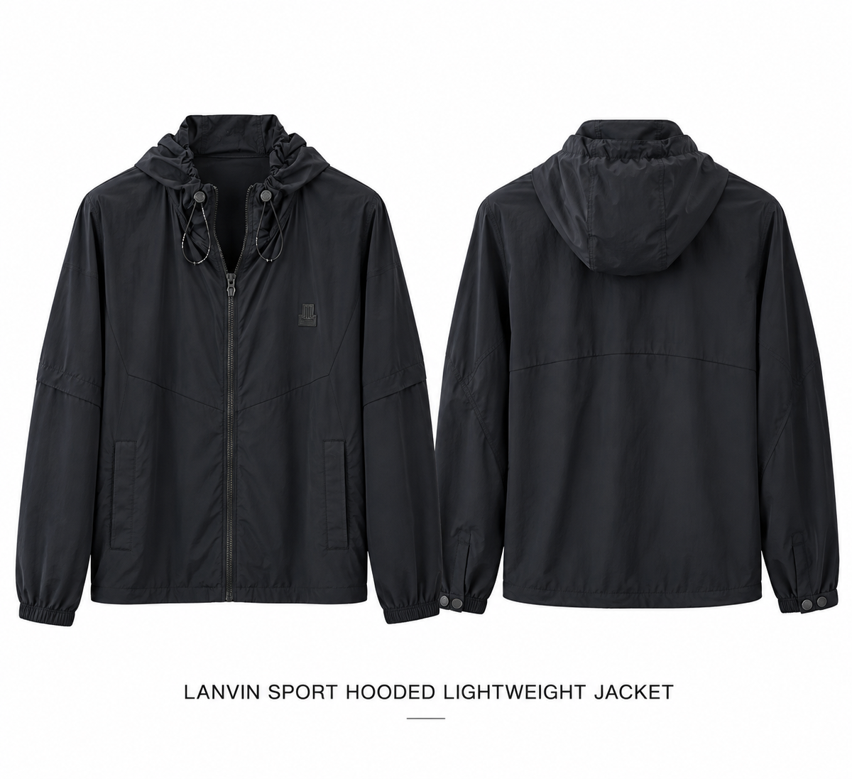 LANVIN SPORT Hooded Lightweight Golf Jacket