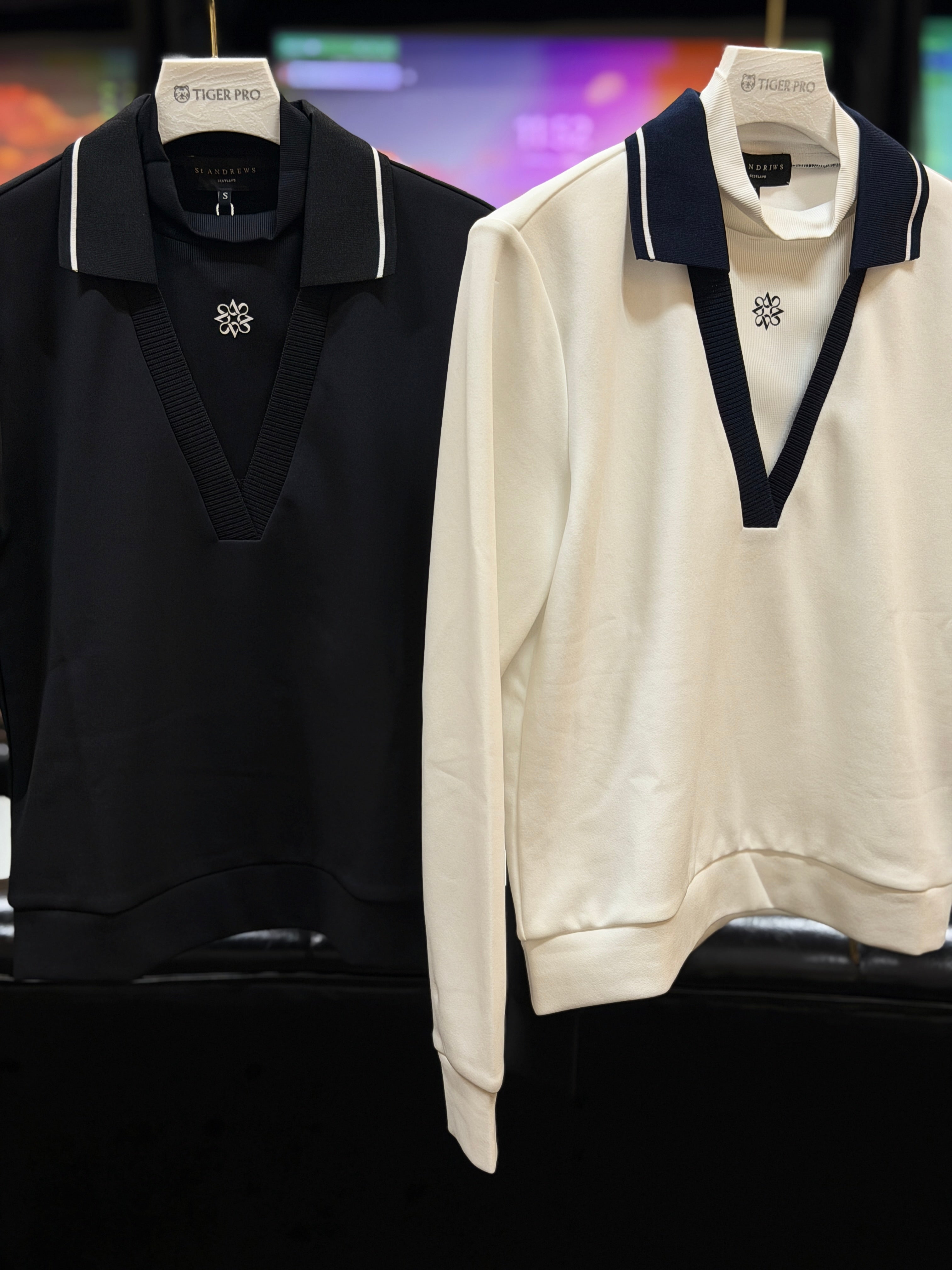 St Andrews Two fake long-sleeved tops