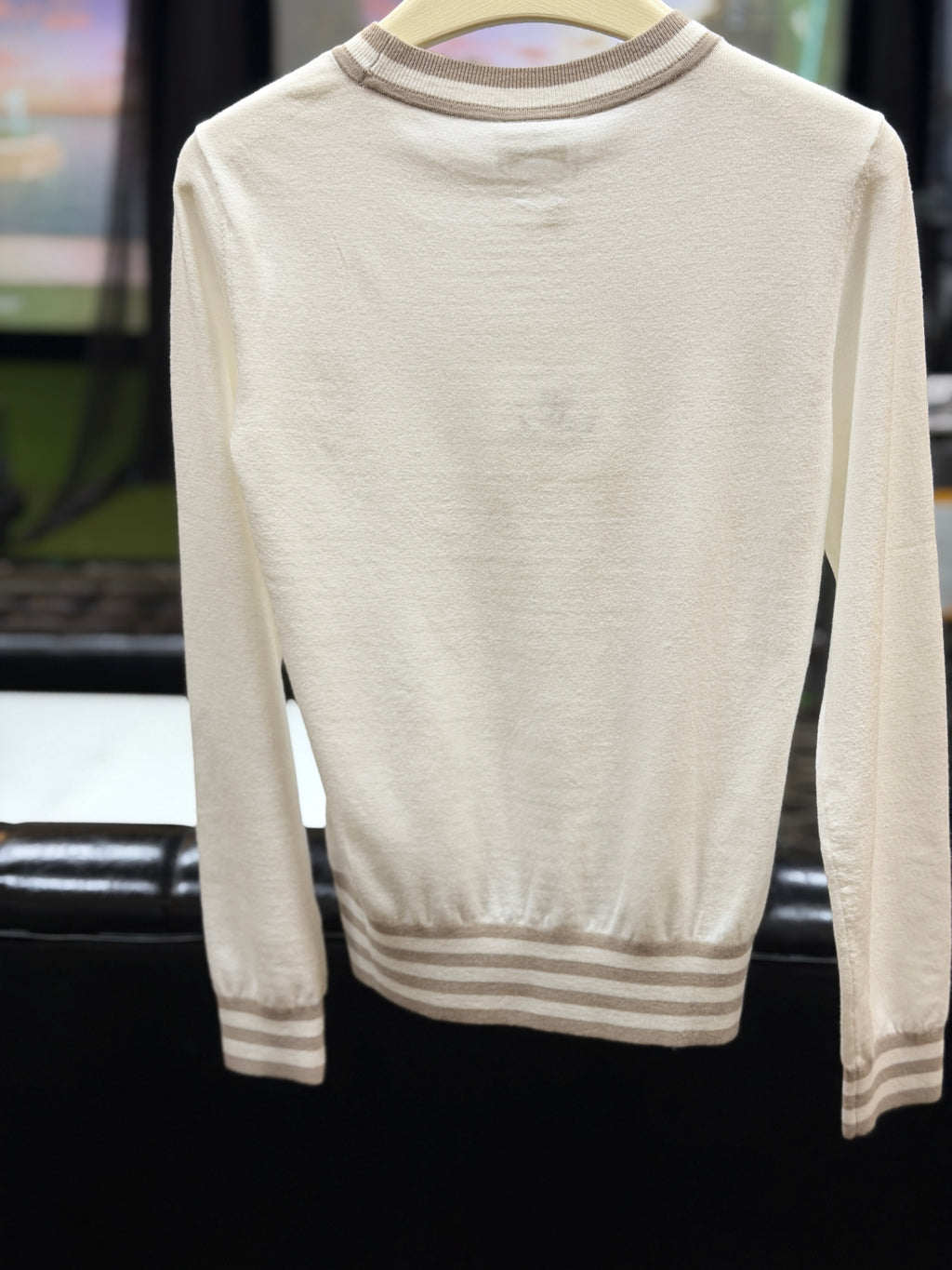 Fairliar White floral sweater