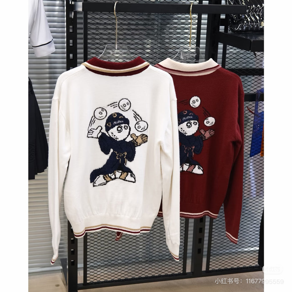 Malbon Autumn long-sleeved knitted sweater