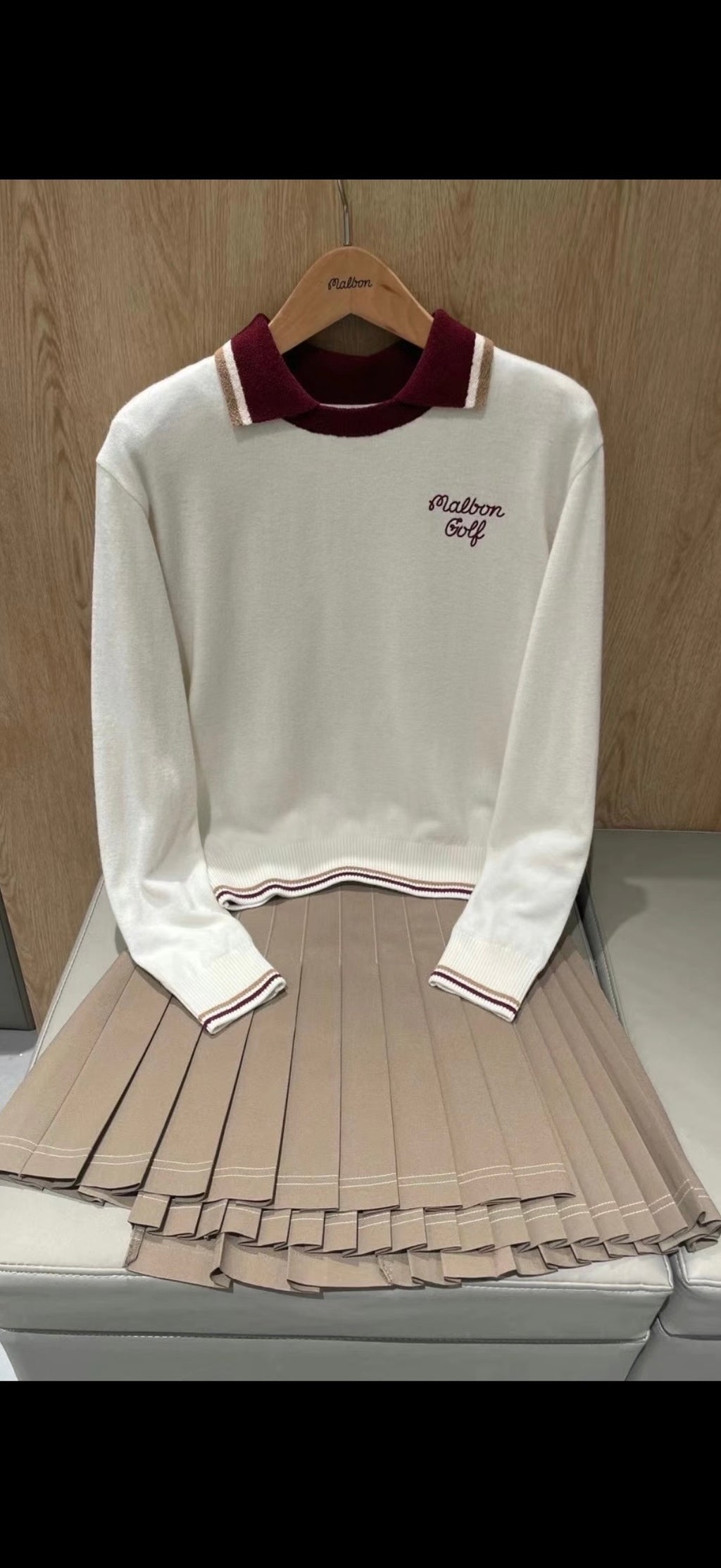 Malbon Autumn long-sleeved knitted sweater
