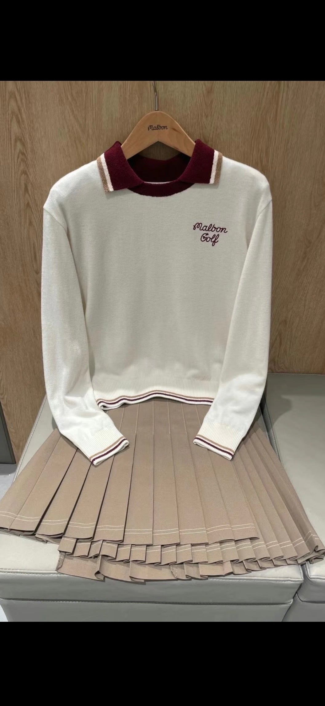 Malbon Autumn long-sleeved knitted sweater