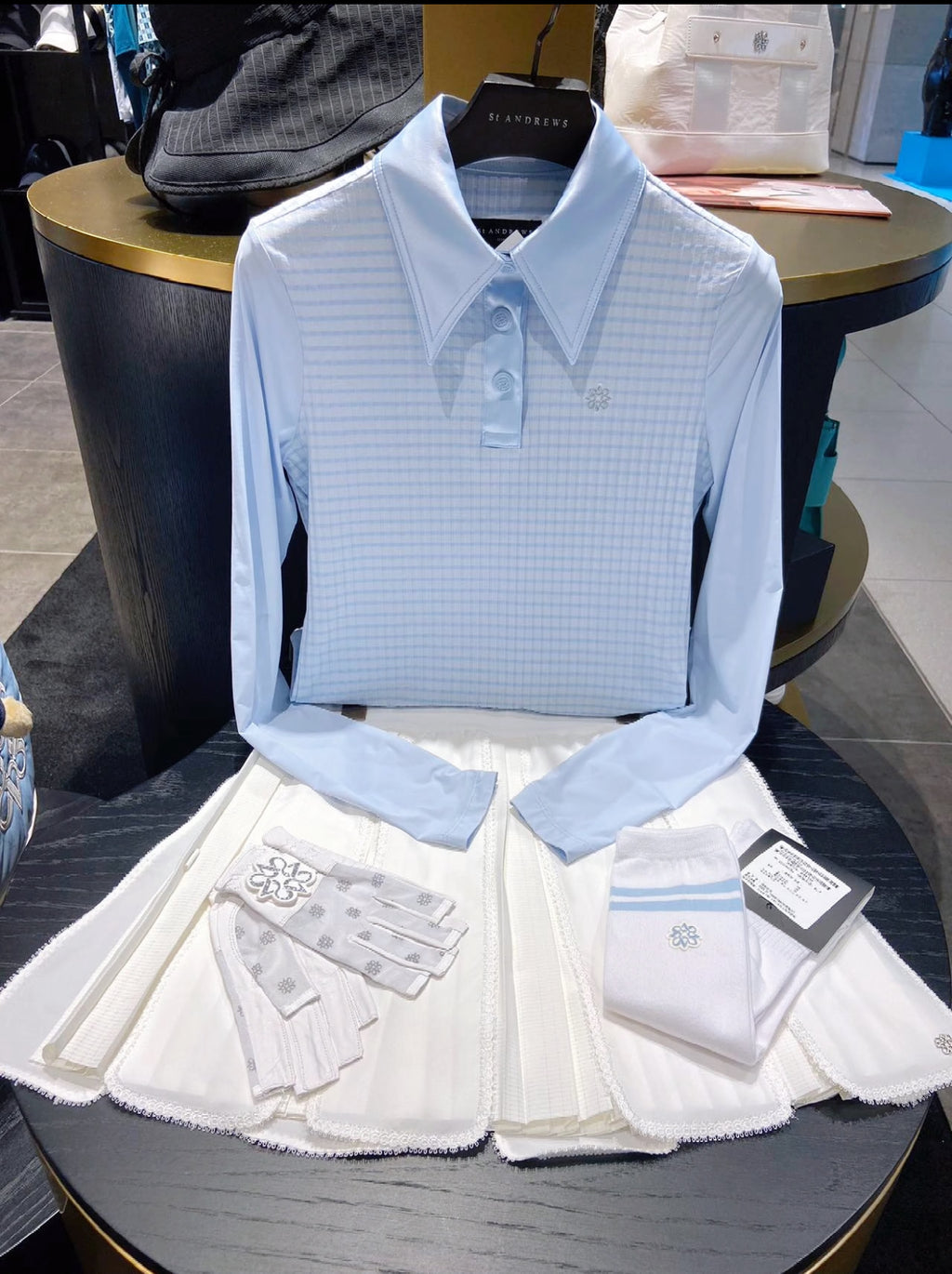 St Andrews Blue Lightweight and Breathable top